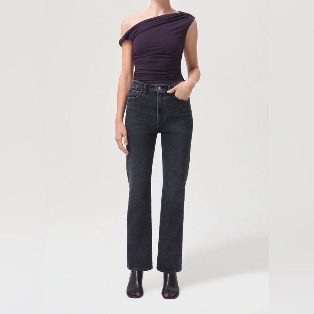 AGOLDE Vintage High-Rise Bootcut Jeans in Technique